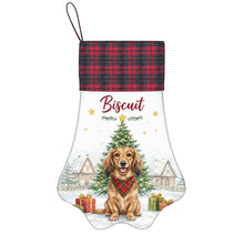 Load image into Gallery viewer, Dachshund Christmas Stocking - Home for the Holidays - Personalize with Photo and Name-Christmas Ornament-Christmas,Christmas Stocking,Personalize Artwork-3