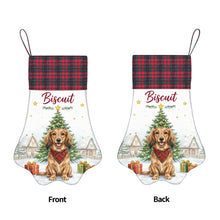 Load image into Gallery viewer, Dachshund Christmas Stocking - Home for the Holidays - Personalize with Photo and Name-Christmas Ornament-Christmas,Christmas Stocking,Personalize Artwork-5