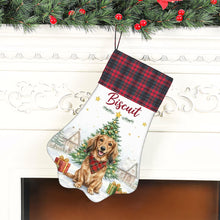 Load image into Gallery viewer, Dachshund Christmas Stocking - Home for the Holidays - Personalize with Photo and Name-Christmas Ornament-Christmas,Christmas Stocking,Personalize Artwork-6