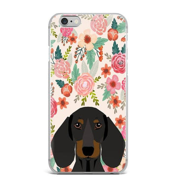Dachshund In Bloom Iphone Case 360x