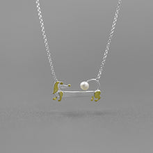 Load image into Gallery viewer, Image of a dachshund charm necklace