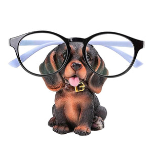 Image of a super cute Dachshund glasses holder