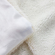 Close up fabric image of dachshund blanket
