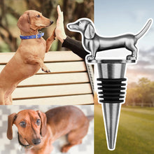 Load image into Gallery viewer, Dachshund Love Wine Bottle Stoppers with Gift Box-Accessories-Accessories, Christmas, Dachshund, Dog Dad Gifts, Dog Mom Gifts, Home Decor-12