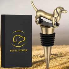 Load image into Gallery viewer, Dachshund Love Wine Bottle Stoppers with Gift Box-Accessories-Accessories, Christmas, Dachshund, Dog Dad Gifts, Dog Mom Gifts, Home Decor-14