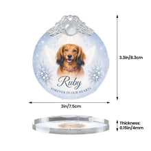 Load image into Gallery viewer, Dachshund Ornament - Angel Dog Memorial Design - Personalized with Photo and Name-Christmas Ornament-Christmas,Christmas Ornament,Dachshund,Personalize Artwork-6