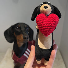 Load image into Gallery viewer, Dachshund Plush Keychain - Darling Dangly Pup - 6 Coat Colors-9