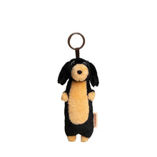 Load image into Gallery viewer, Dachshund Plush Keychain - Darling Dangly Pup - 6 Coat Colors-D-27