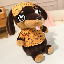 Load image into Gallery viewer, Dachshund Plush Toys - Black and Tan, and Chocolate and Tan Dachshunds - Googly Eyed Dreamer-14