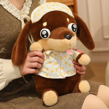 Load image into Gallery viewer, Dachshund Plush Toys - Black and Tan, and Chocolate and Tan Dachshunds - Googly Eyed Dreamer-3