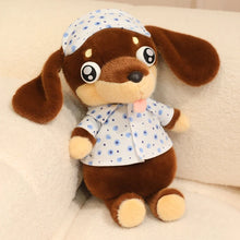 Load image into Gallery viewer, Dachshund Plush Toys - Black and Tan, and Chocolate and Tan Dachshunds - Googly Eyed Dreamer-11-40cm-28