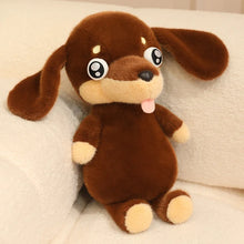 Load image into Gallery viewer, Dachshund Plush Toys - Black and Tan, and Chocolate and Tan Dachshunds - Googly Eyed Dreamer-04-40cm-17