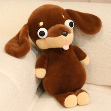 Load image into Gallery viewer, Dachshund Plush Toys - Black and Tan, and Chocolate and Tan Dachshunds - Googly Eyed Dreamer-02-40cm-31