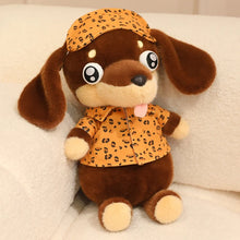 Load image into Gallery viewer, Dachshund Plush Toys - Black and Tan, and Chocolate and Tan Dachshunds - Googly Eyed Dreamer-06-40cm-30