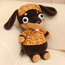 Load image into Gallery viewer, Dachshund Plush Toys - Black and Tan, and Chocolate and Tan Dachshunds - Googly Eyed Dreamer-12-40cm-27