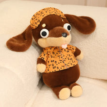 Load image into Gallery viewer, Dachshund Plush Toys - Black and Tan, and Chocolate and Tan Dachshunds - Googly Eyed Dreamer-14-40cm-18