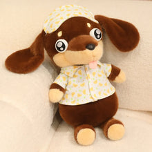Load image into Gallery viewer, Dachshund Plush Toys - Black and Tan, and Chocolate and Tan Dachshunds - Googly Eyed Dreamer-16-40cm-26