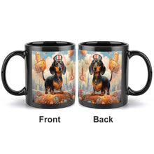 Load image into Gallery viewer, Dachshund Portrait in Surreal World Coffee Mug-2
