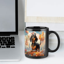 Load image into Gallery viewer, Dachshund Portrait in Surreal World Coffee Mug-7