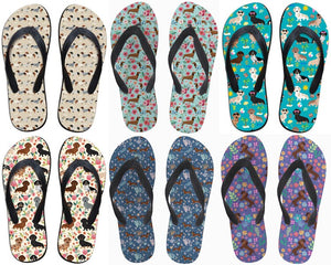 Dachshund Love Simple Slippers - 6 Designs-Footwear-Dachshund, Slippers-12
