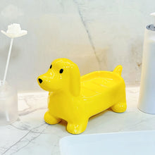Load image into Gallery viewer, Dachshund Soap Dish - Yellow Rubber Duck Dachshund-(Yellow)-3