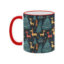Load image into Gallery viewer, Dachshund Starry Night Christmas Coffee Mug-3