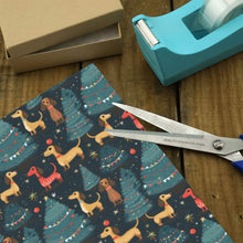 Load image into Gallery viewer, Dachshund Starry Night Christmas Gift Wrapping Paper - 2 Rolls-Christmas Ornament-Christmas,Dachshund,Wrapping Paper-3