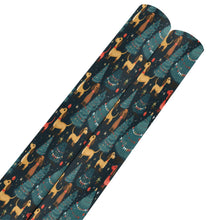 Load image into Gallery viewer, Dachshund Starry Night Christmas Gift Wrapping Paper - 2 Rolls-Christmas Ornament-Christmas,Dachshund,Wrapping Paper-5