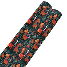 Load image into Gallery viewer, Dachshund Winter Holiday Parade Christmas Gift Wrapping Paper - 2 Rolls-Christmas Ornament-Christmas,Dachshund,Wrapping Paper-2
