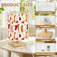 Load image into Gallery viewer, Dachshunds Valentine Love Desktop Table Lamp-Desk Lamps-Christmas,Dachshund,Dog Dad Gifts,Dog Mom Gifts,Home Decor,Lamp-3