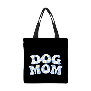 Daisies and Dog Mom Tote Bag-Accessories-Accessories, Bags, Dogs-1