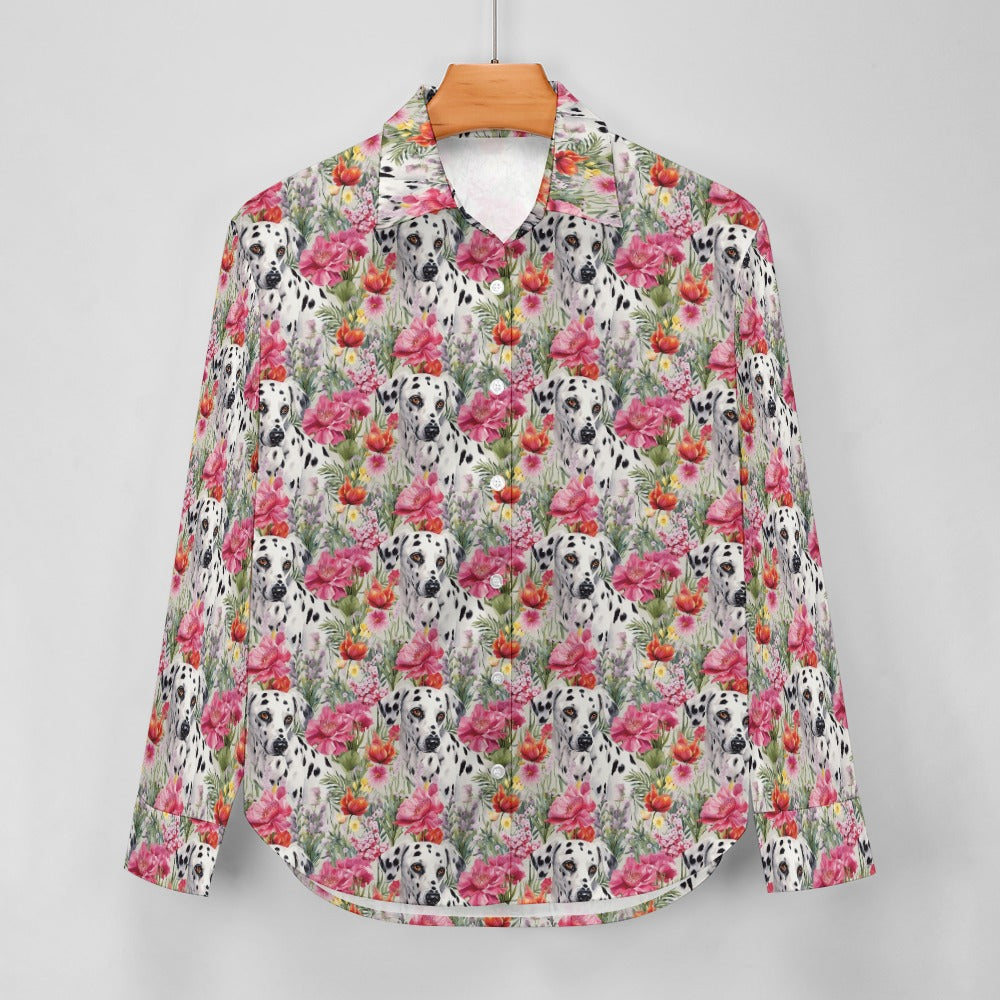 Dalmatian in Bloom Women's Shirt - 2 Designs Pan Out - More Dalmatians / 4XL