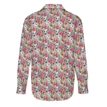 Load image into Gallery viewer, Dalmatian in Bloom Women&#39;s Shirt - 2 Designs-Apparel-Apparel, Dalmatian, Shirt-7