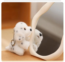Load image into Gallery viewer, Dalmatian Keychain - Sitting Dalmatian Plush Toy Design-2