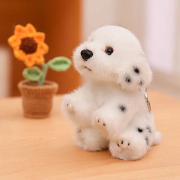 Dalmatian Keychain Sitting Dalmatian Plush Toy Design Dalmatian 12 14cm 360x
