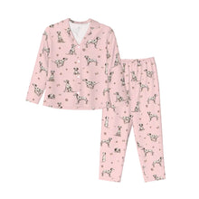 Load image into Gallery viewer, Dalmatian Pajamas for Women - XL Available - Yes I Love Dalmatians-Pajamas-Apparel,Dalmatian,Dog Mom Gifts,Pajamas-11