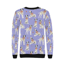 Load image into Gallery viewer, Dalmatians in Holiday Ribbons Sweatshirt for Women-27