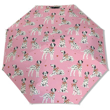 Load image into Gallery viewer, Dalmatians in Holiday Ribbons Umbrella-Accessories-Accessories,Dog Mom Gifts,Umbrella-16