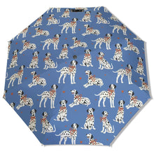 Load image into Gallery viewer, Dalmatians in Holiday Ribbons Umbrella-Accessories-Accessories,Dog Mom Gifts,Umbrella-11