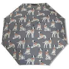Load image into Gallery viewer, Dalmatians in Holiday Ribbons Umbrella-Accessories-Accessories,Dog Mom Gifts,Umbrella-26
