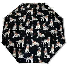 Load image into Gallery viewer, Dalmatians in Holiday Ribbons Umbrella-Accessories-Accessories,Dog Mom Gifts,Umbrella-1