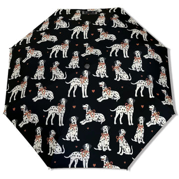 Dalmatians In Holiday Ribbons Umbrella 360x