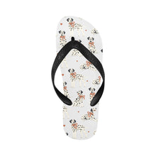 Load image into Gallery viewer, Dalmatians in Holiday Ribbons Unisex Slippers-2