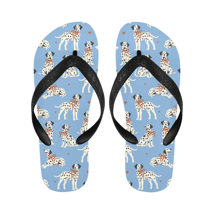 Dalmatians in Holiday Ribbons Unisex Slippers-9