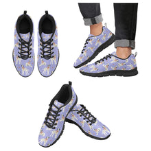 Load image into Gallery viewer, Dalmatians in Holiday Ribbons Women's Breathable Sneakers-Footwear-Dalmatian,Dog Mom Gifts,Shoes-Lavender Purple-US13-7