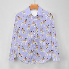 Load image into Gallery viewer, Dalmatians in Holiday Ribbons Women's Shirt-Apparel-Apparel,Dalmatian,Dog Mom Gifts,Shirt-19