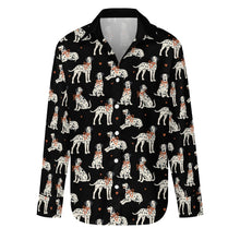 Load image into Gallery viewer, Dalmatians in Holiday Ribbons Women's Shirt-Apparel-Apparel,Dalmatian,Dog Mom Gifts,Shirt-8