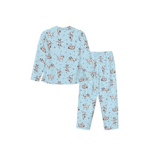 Load image into Gallery viewer, Dalmatians Pajamas for Women - XL Available - Dalmatians Doing Yoga-Pajamas-Apparel,Dalmatian,Dog Mom Gifts,Pajamas-8