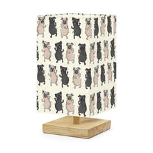 Load image into Gallery viewer, Dancing Pug Love Desktop Table Lamp-Desk Lamps-Christmas,Dog Dad Gifts,Dog Mom Gifts,Home Decor,Lamp,Pug-US Plug-2