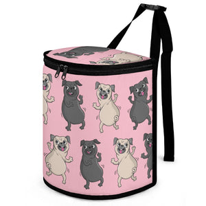 Dancing Pugs Love Multipurpose Car Storage Bag - 4 Colors-Car Accessories-Bags, Car Accessories, Pug, Pug - Black-14